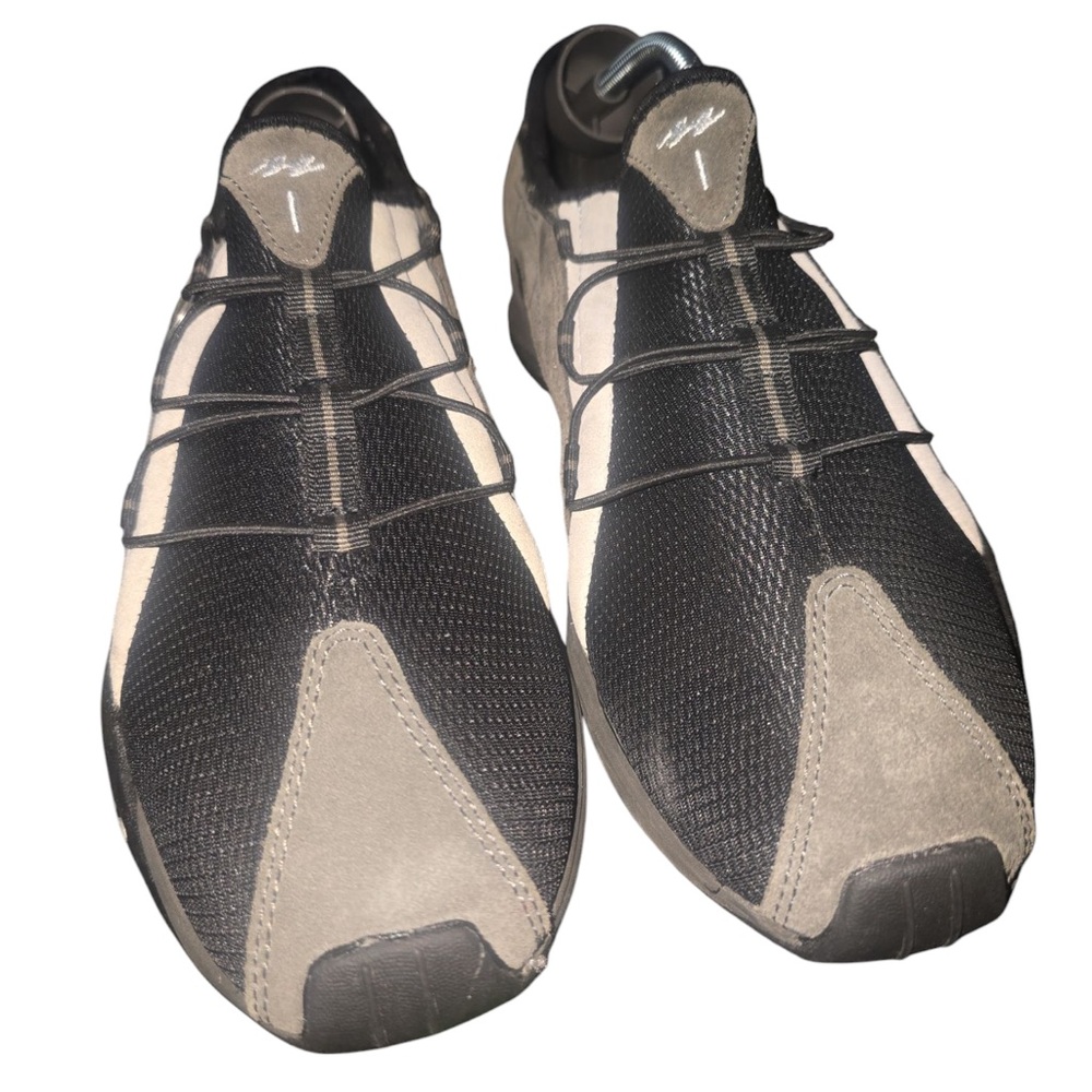 Men's Dr. Scholl's Black and Gray Athletic Shoes Natural Sport Messaging Gel